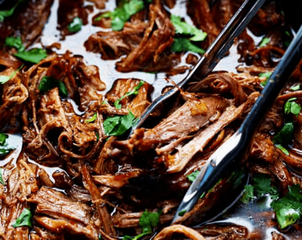 barbacoa de carne deshebrada